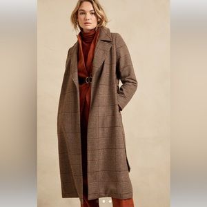 COPY - Plaid coat S/M tall